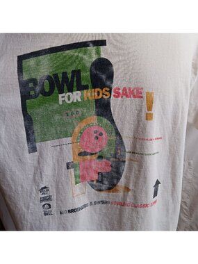 Big Brother Sister Bowling Vintage T-shirt Single Stitch 2XL 1995 FTL USA mens